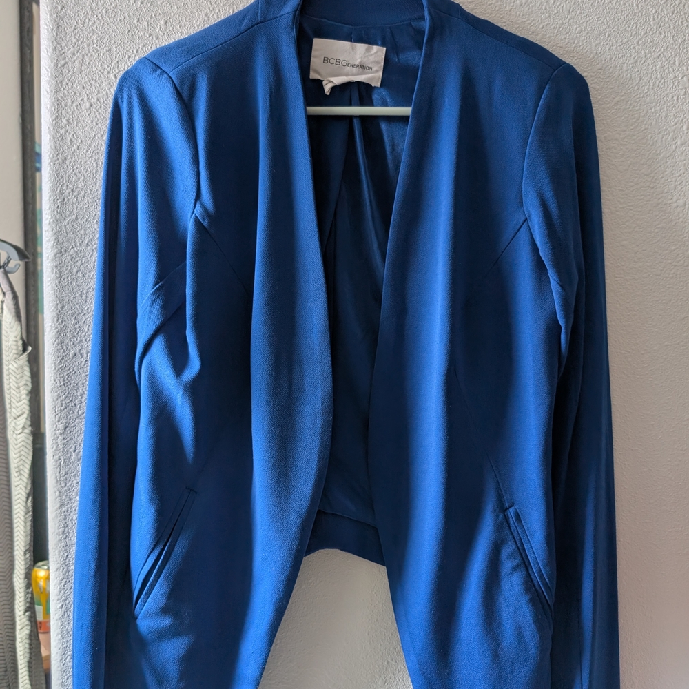 BCBGMAXAZRIA Women's Blue Jacket